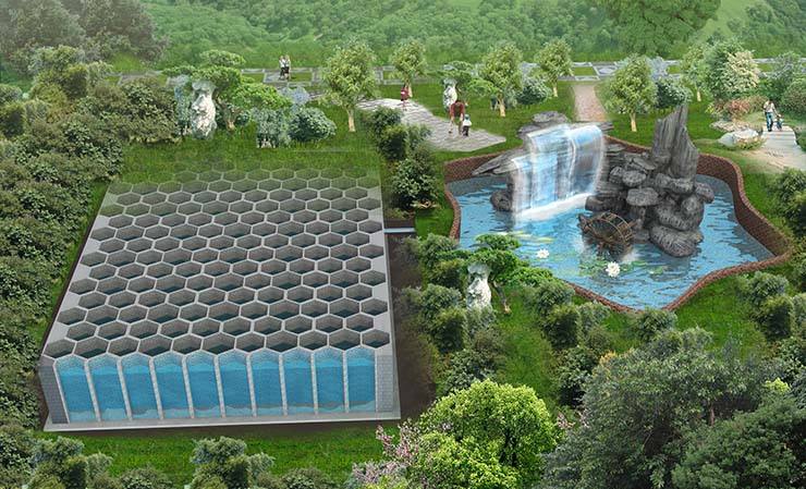 利用雨水收集系統打造城市景觀